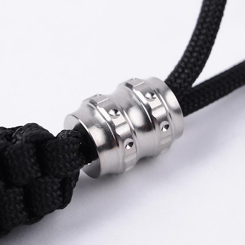 Титановый сплав TC4 EDC темляк для ножа: Аксессуар из паракорда с подвеской, 4 стиля