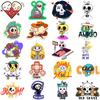 46PCS Cartoon Cute Skeleton Graffiti Sticker Luggage Pen Guitar Notebook Characters Guitar Waterproof Halloween Sticker Hot Item