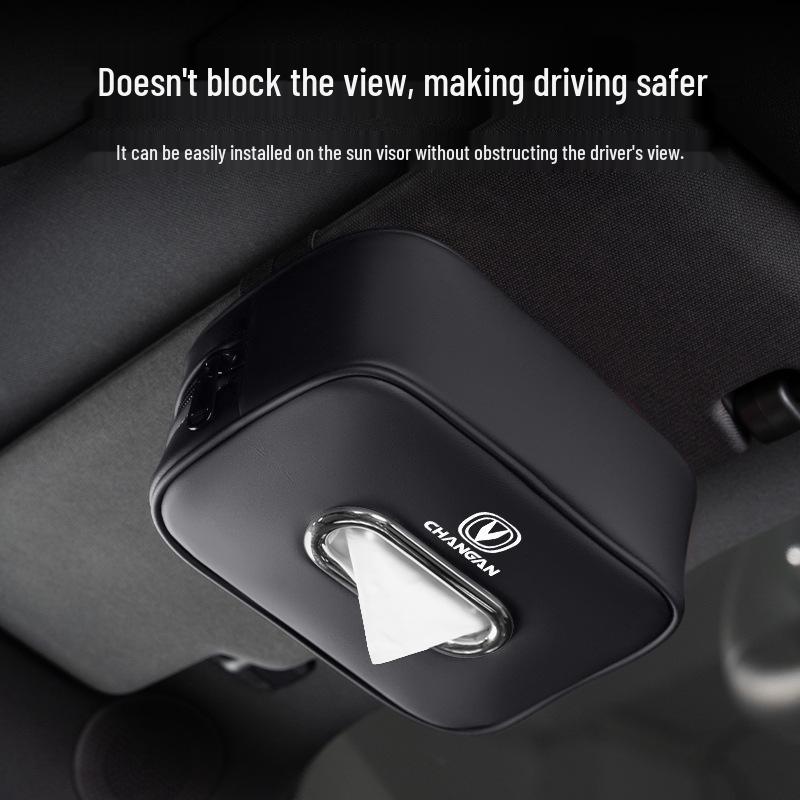 Автомобильный подвесной держатель для салфеток Changan CS75 PLUS - Карман-органайзер для сиденья