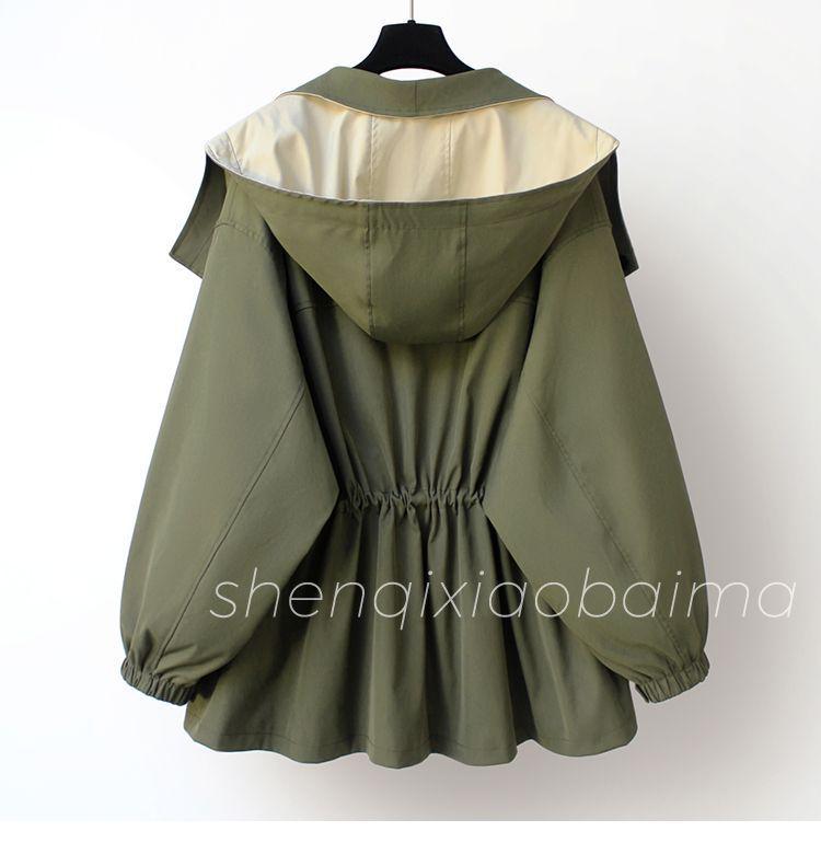 Осеннее приталенное тренч-пальто средней длины в корейском стиле - 2025 Повседневная женская мода