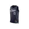 Баскетбольная форма LA Clippers Мужская Черно-серая DX8505-419