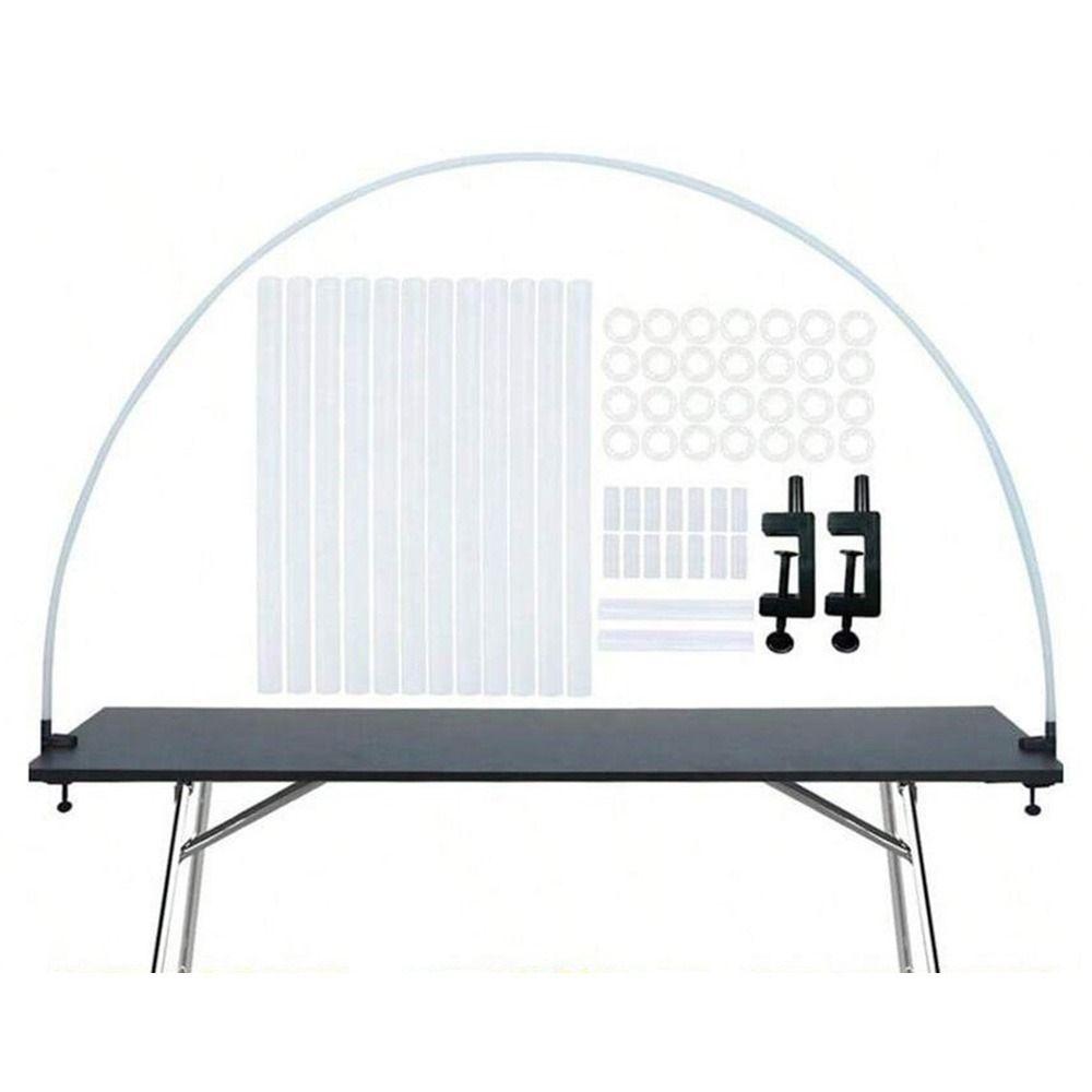 Easy Setup Table Balloon Stand Holder Adjustable Size Half Arch Balloon Support  For Birthday Party