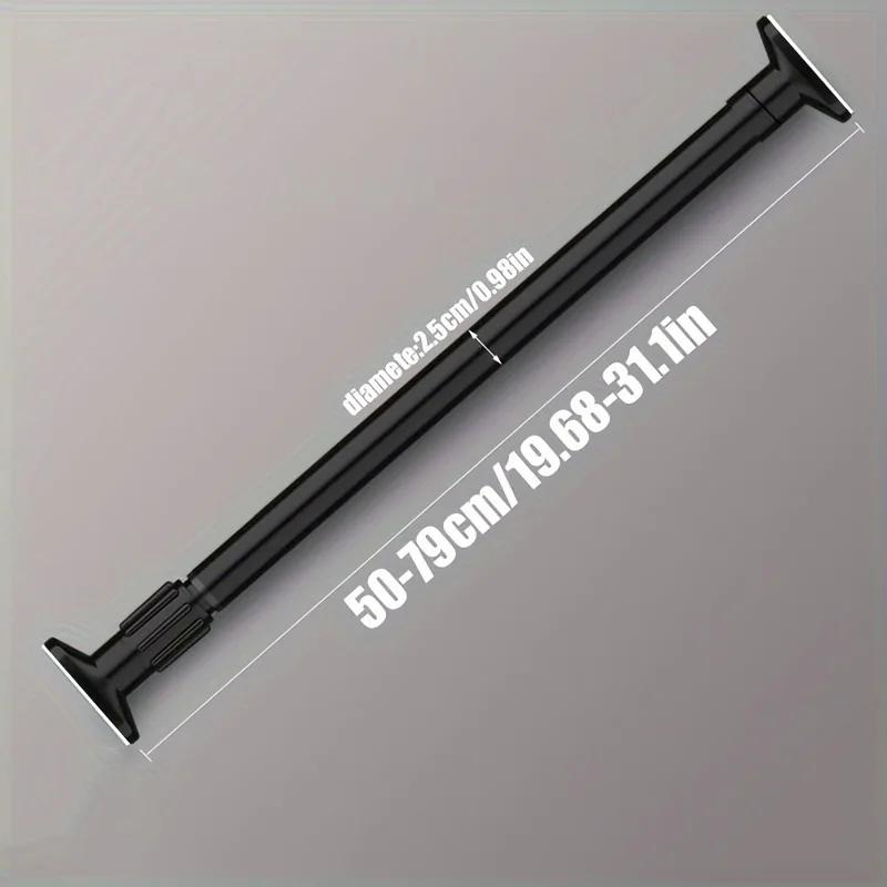 Непробивной телескопический стержень, регулируемый и простой в установке. Непробиваемая сушилка для белья, вешалка для одежды, шторы для спальни