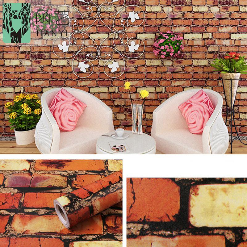 1 рулон Водонепроницаемая 3D наклейка на стену для гостиной, Ремонт шкафа, Самоклеящиеся обои для кухни, 0,45x10 м