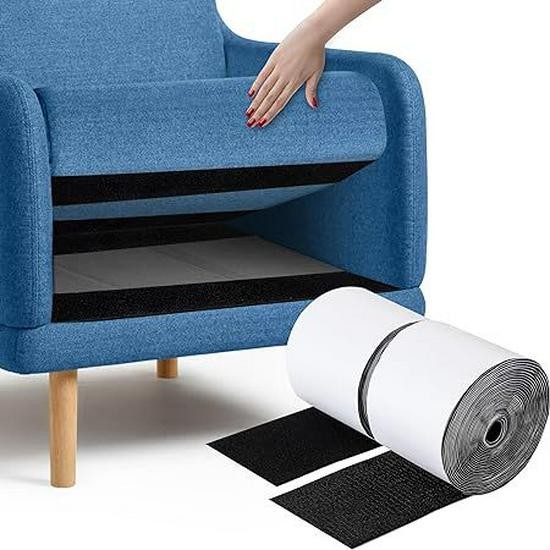 10m Self-Adhesive Velcro Tape for Screens, Cars & Anti-Mosquito Door Curtains