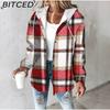 Women's Plaid Fall/Winter Coat