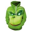 Interesting 3d Clothing Green Devil 3d Funny Printed Hoodie Hoodie, Men's Street Fashion Casual Hoodie, Give Boyfriend Gift Clot