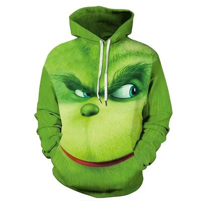 Интересная 3d одежда Green Devil 3d смешная принтованная толстовка с капюшоном, мужская уличная мода повседневная толстовка с капюшоном, подарить парню подарок сгусток