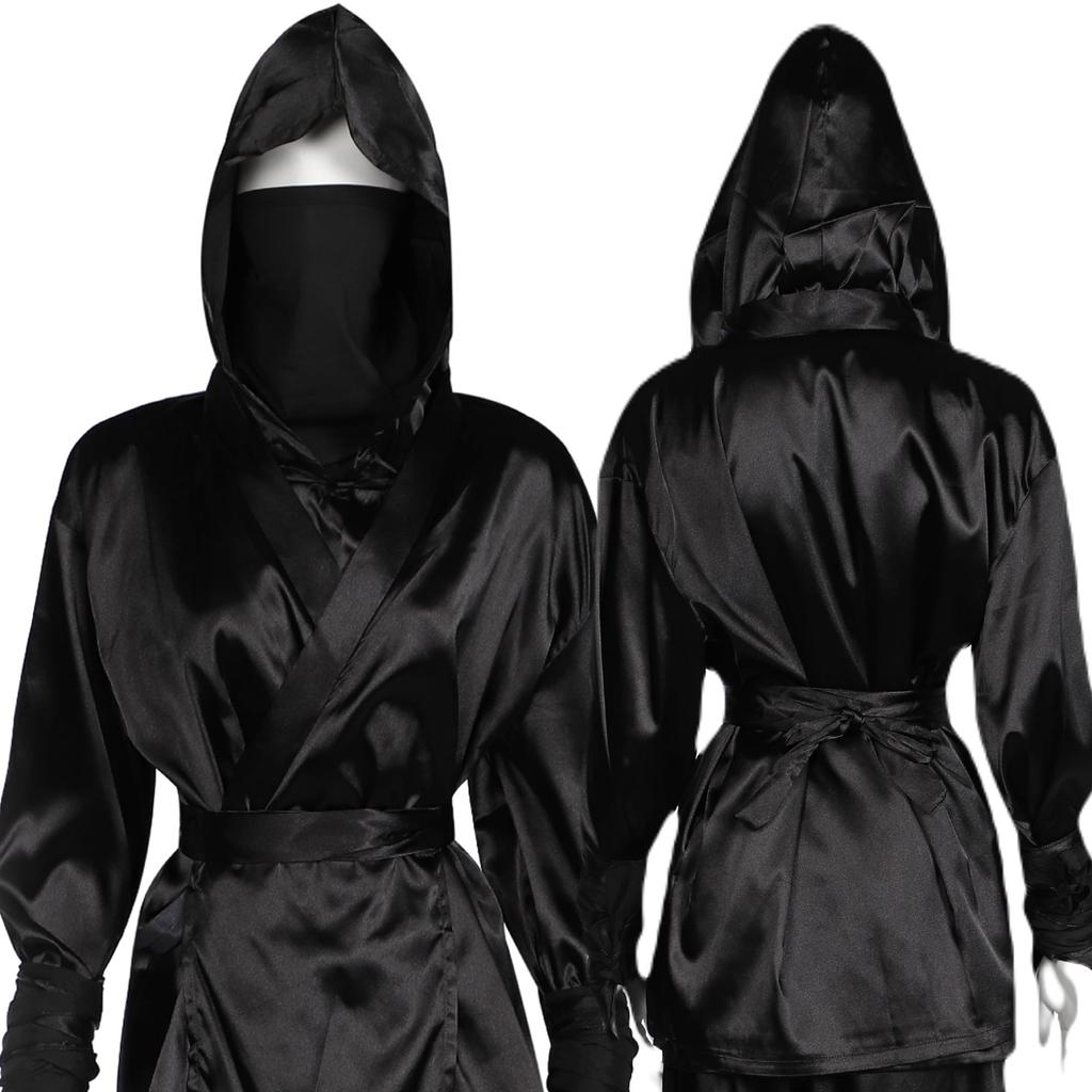 Косплей ниндзя Период театра Подлинный ниндзя Размер [kitamurasyokai] Костюм, Драма, Событие, Костюм, Взрослый, (Черный, С)