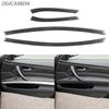 For BMW 3 Series E90 2006-2008 Carbon Fiber Door Inner Armrest Panel Trim Strips Car Interiors Accessories Decoration