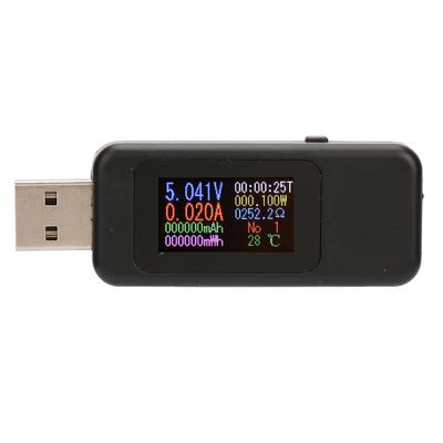 ЖК-дисплей USB-тестер, зарядное устройство, детектор, цифровой вольтметр, амперметр, измеритель напряжения DC430V(черный)