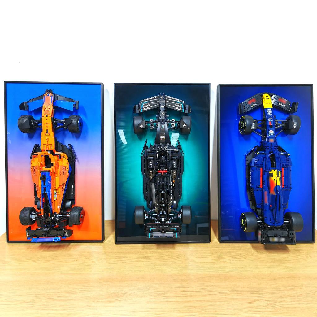 Sungvool Building Block 42206 F1 Race Car Display Wallboard with LEGO Technic Oracle Red Bull Racing RB20 F1 Not Made of Maximize Aluminum Alloy