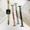 Роскошный бриллиантовый ремешок для Apple Watch Series Ultra 9, 8, 7, 41, 45 мм, браслет из нержавеющей стали для IWatch 4, 5, 6, 40, 44 мм, 38, 42 мм, ремешок