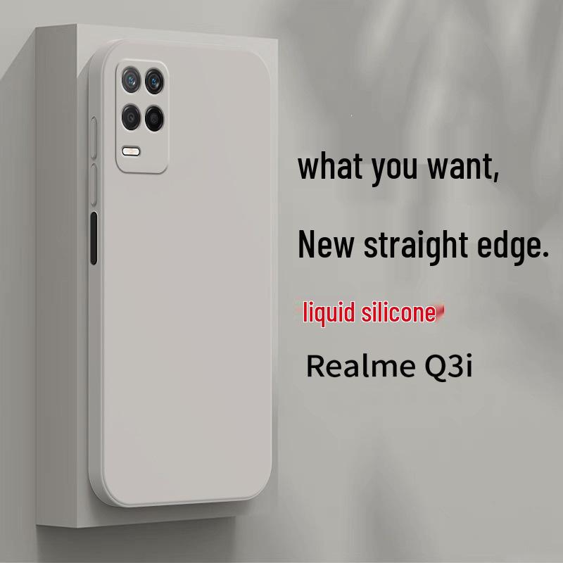 Защитный чехол из жидкого силикона для realme Q3/Q3i (RMX3161)
