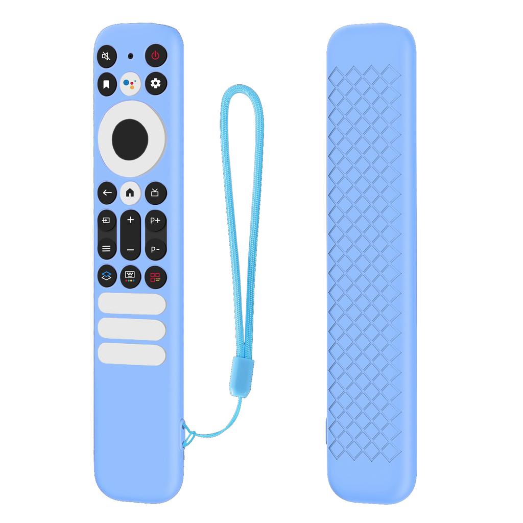 Защитный силиконовый чехол для пульта дистанционного управления TCL RC902V 802NU1 с нескользящей текстурой и шнурком, противоударный чехол