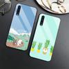 Cute Corgi Dog Case For Samsung Galaxy A71 A72 A70 A73 A53 A13 5g A03 A22 A21s A03 Core A42 A52 Animal Tempered Glass Cover