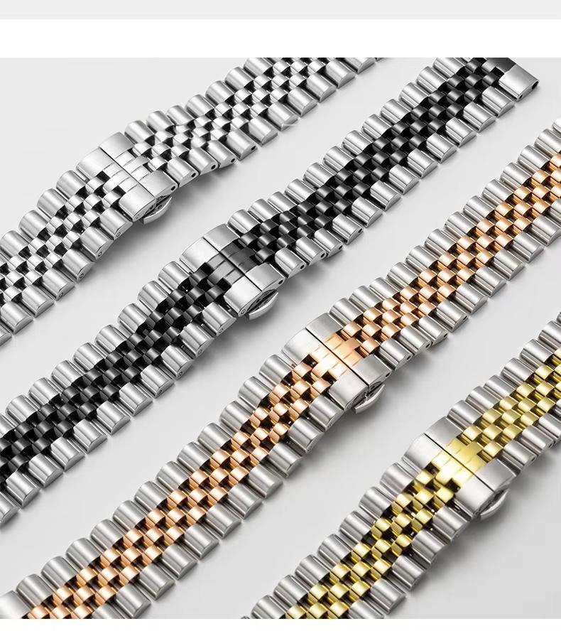 22-миллиметровый ремешок из нержавеющей стали для Tissot для Citizen для Seiko Быстросъемная бабочка Металлический ремешок для часов Высококачественный браслет
