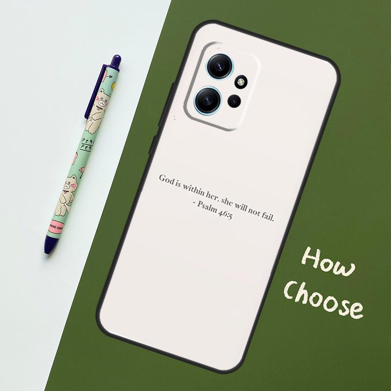 Christian Psalms Case For Xiaomi Redmi Note 13 10 11 12 14 15 Pro Plus Cover For Redmi 15C 15 14C 10C 12C 13C