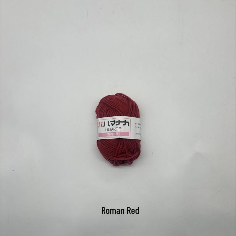 Корейская хлопковая пряжа для детской пряжи: Пряжа для вязания крючком и ручного вязания, 4-слойная, для кукол, младенцев и детей.