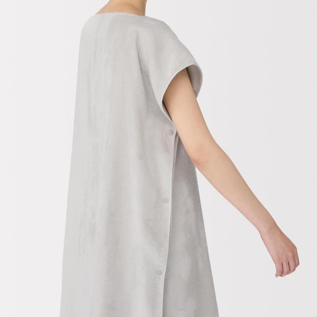 MUJI Пончо-полотенце для ванны 70 x Серый 23113281 190 см,