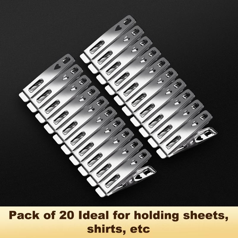 20/10/8 шт. зажимы для пляжного полотенца металлические прочные ветрозащитные прищепки для одежды зажим для подвешивания одеяла многоразовые нескользящие фиксированные сушильные прищепки