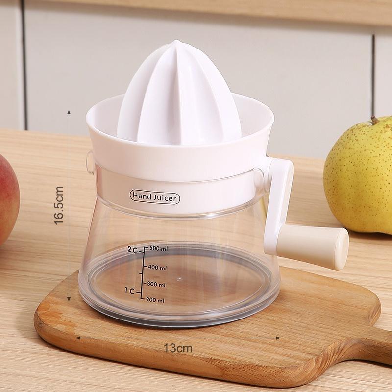 2-Way Rotating Manual Orange Juicer Squeezer for Lemon, Lime, and Citrus, Hand Press Juice Extractor with Dual-Direction Handle