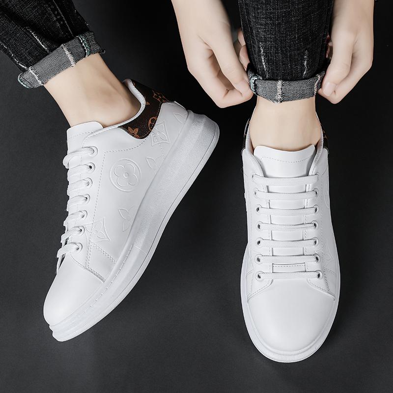 Мужская обувь Мужская модная белая обувь Универсальная повседневная обувь Модные мужские кроссовки