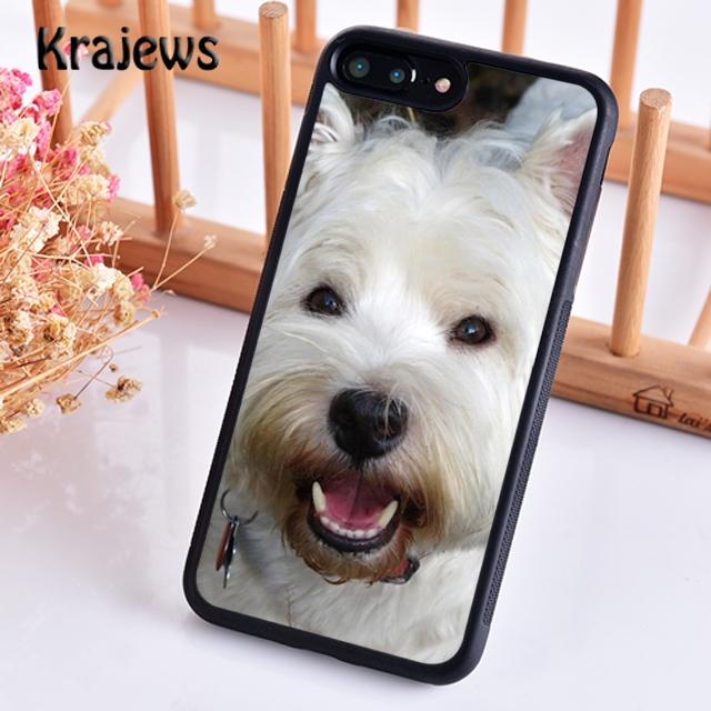 Krajews West Highland White Terrier Dog Soft Phone Case For iPhone 14 5 6s 7 8 Plus XR XS 11 12 13 Pro Max Samsung S21 S22ultra