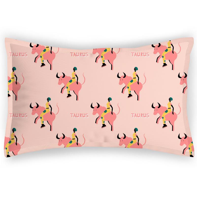 Мистер. Сумка в китайском стиле Наволочка-подушка с коровьим принтом Детская мультяшная наволочка Наволочка с цифровой печатью