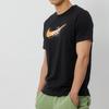 Nike Мужская футболка с круглым вырезом и коротким рукавом с логотипом, черные FD0125-010
