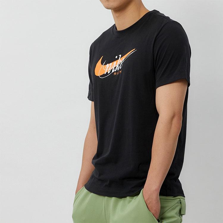 Nike Мужская футболка с круглым вырезом и коротким рукавом с логотипом, черные FD0125-010