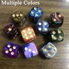 16mm 6 Sided Dice Set 100/50/30/10Pcs Random Colors Round Corner D6 Square Game Dice for PRG Party Playing Board Teaching Math