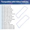 VS50805R Valve Cover Gasket Set, Compatible With Dodge 2011- Avenger Challenger Durango Caravan Journey Ram ProMaster 1500 2500 3500, Grand Cherokee