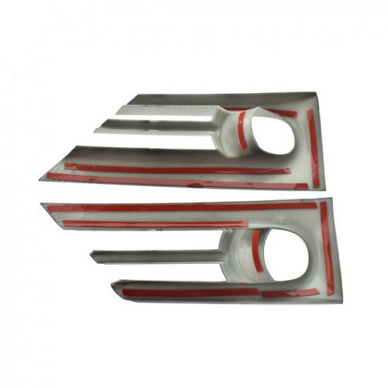 Fits Honda CR-V/CRV -21 Front Fog Light Lamp Cover Trim Glossy Carbon Fiber