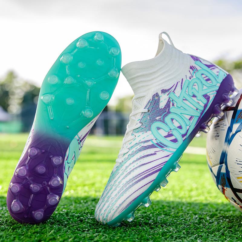 Новые мужские футбольные бутсы Нескользящие футбольные кроссовки Для улицы Дропшиппинг Футзал Матч Тренировка Профессиональные Унисекс Спортивные кроссовки FG/TF