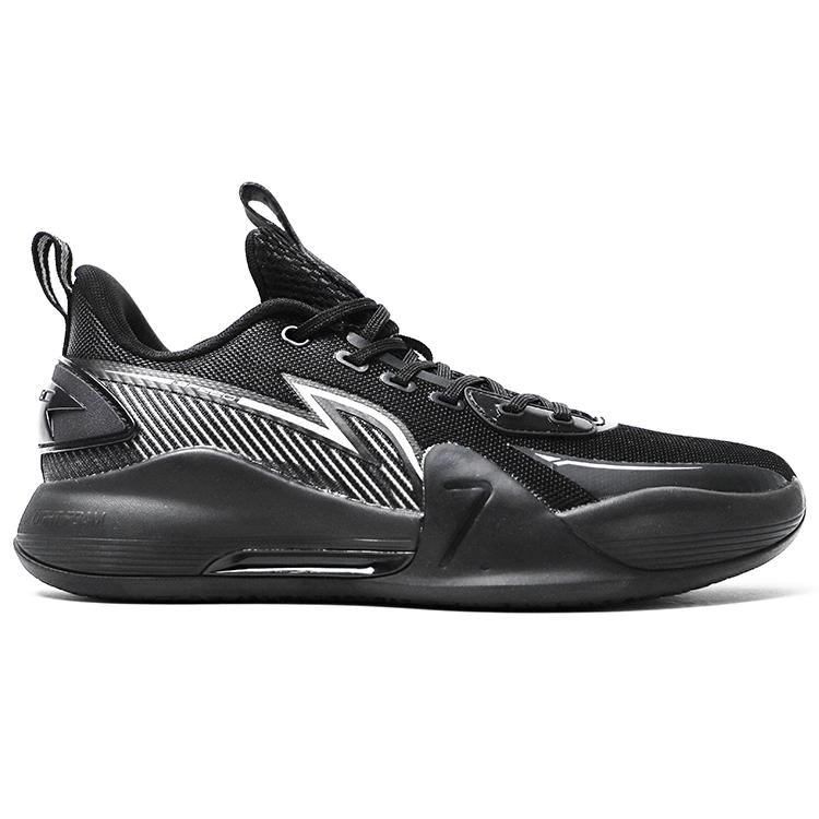Li Ning Speed 7 Амортизирующие Нескользящие Низкие Баскетбольные Кроссовки Мужские Черные ABPT013-2
