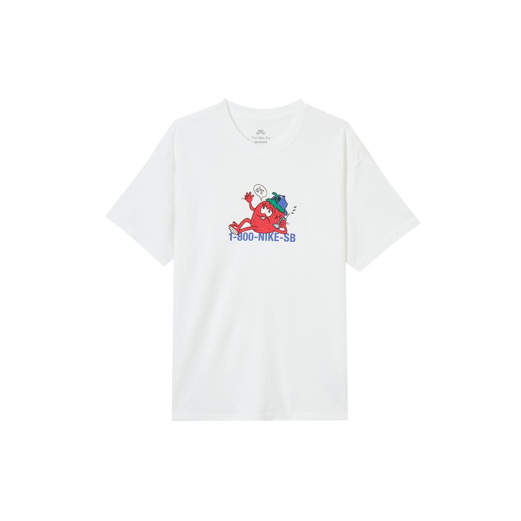 Nike T Shirts Men's White Crew Neck Moderate HV1303-100