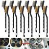 Car Stainless Steel Cleaning Brushes Grill Clean Tool Wire Brush Rust Paint Remove Tool