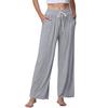 Женские брюки прямого кроя Супермягкие повседневные пижамные штаны для дома с карманами