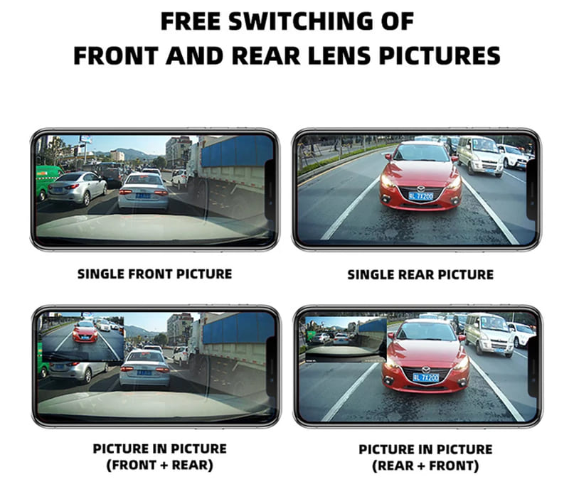 Car DVR Full HD 1080P Dash Cam Vehicle Camera Drive Video Recorder Black Box Auto Dashcam Night Vision Car Accessories Registrar