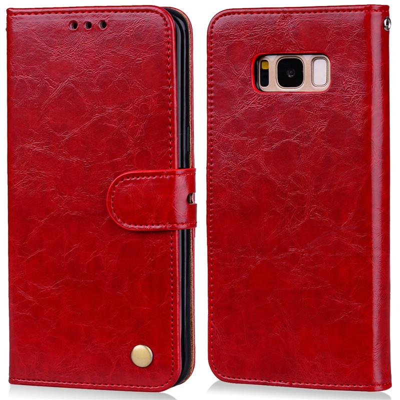 Высококачественный чехол-книжка бизнес-типа из искусственной кожи для Samsung Galaxy Силиконовый чехол Обложка книги Coque Fundas с подставкой для карточек Чехлы для телефонов