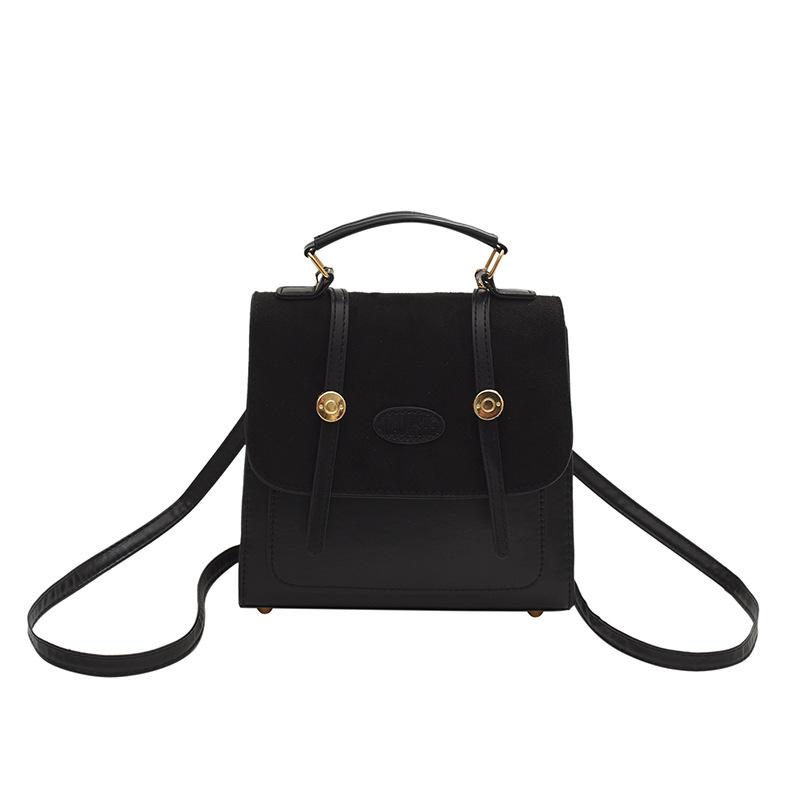 Сумка с матовой текстурой, женский небольшой рюкзак для поездок на работу 2024 года популярен в этом году, тренд ретро-сумок-мессенджеров