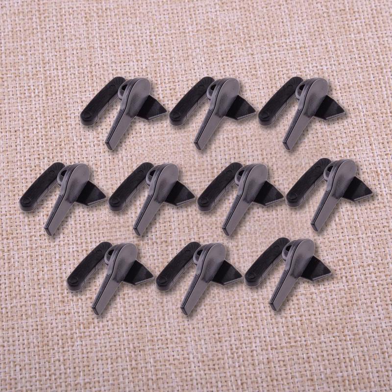 10 Pairs Tire Changer Mount Demount Disassembly Head Duckhead ert Rim Protector Tool Black Plastic Car Universal