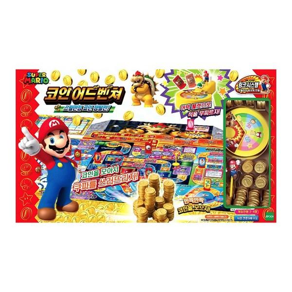 Настольная игра Super Mario с монетами, разные цвета