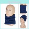 Mens Womens Fleece Neck Warmer Snood Scarf Hat Unisex Thermal Ski Wear Snowboard