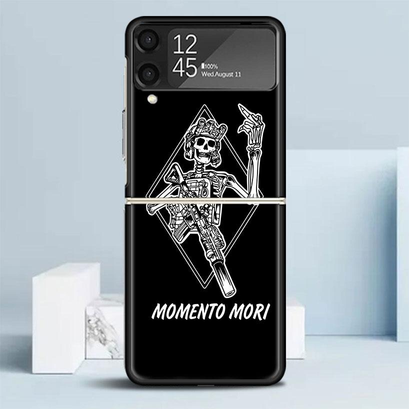 F-Forward Observations Group Black Cover for Samsung Galaxy Z Flip 7 6 5 4 3 5G Phone Case Flip7 Flip6 Flip5 Flip4 Flip3 Pattern