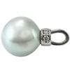 Pendant top Silver Women Pearl used