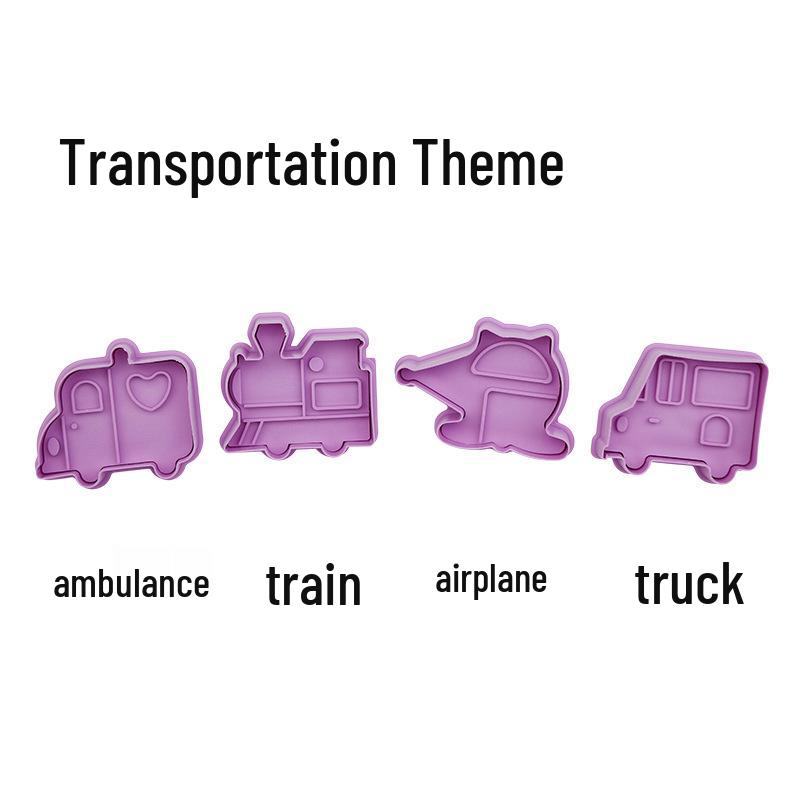 Набор 3D мультяшных формочек для печенья - Весенние пресс-вырубки для Рождества, Хэллоуина и Пасхи