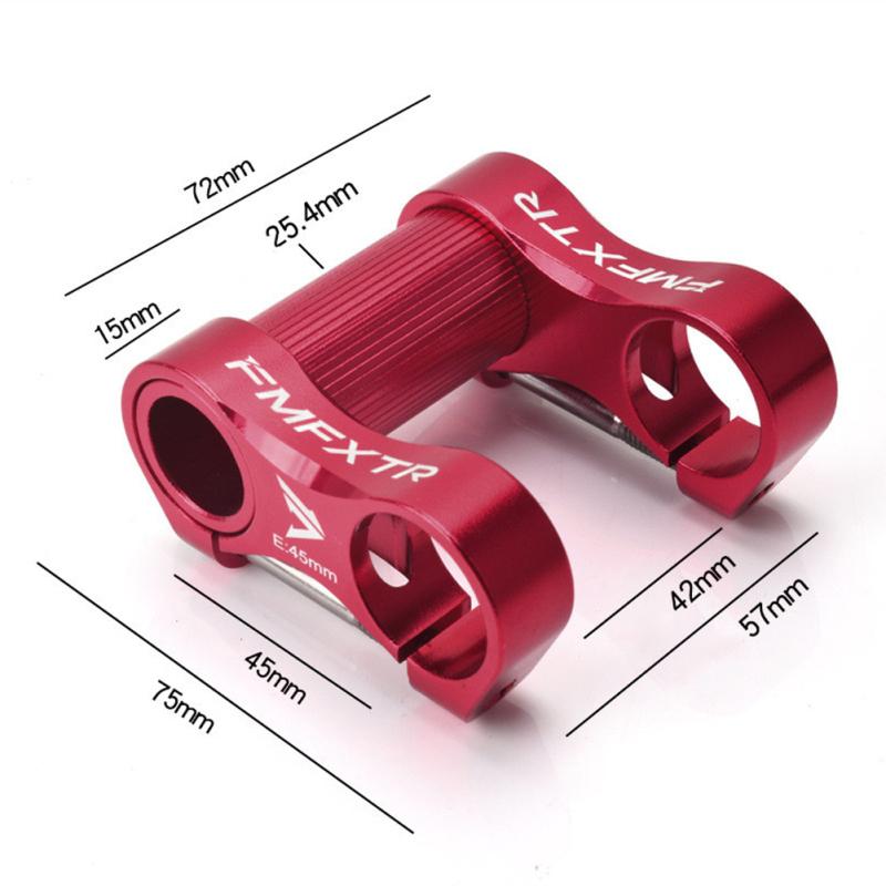 Удлинитель руля велосипеда, алюминиевый сплав, регулируемый двойной вынос, 25,4 мм, сверхлегкий складной велосипед