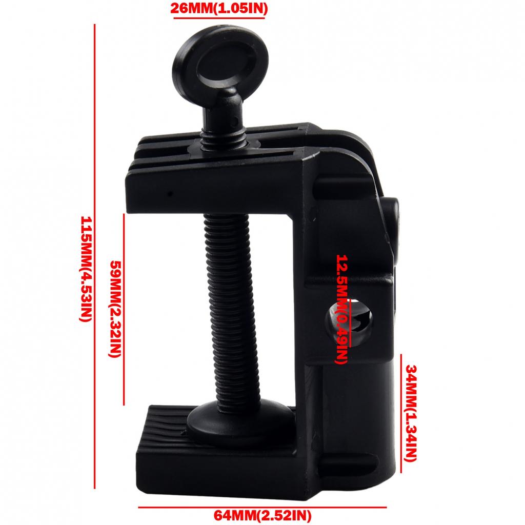 Кронштейн Зажим Зажим Камера Вспышка Держатель Микрофон Настольная Лампа